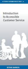 Introduction to Accessible Customer Service brochure